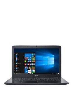 Acer Aspire E 17, Intel&Reg; Core&Trade; I3, 8Gb Ram, 1Tb Hard Drive, 17.3 Inch Laptop With Optional Microsoft Office 365 Home - Black - Laptop With Microsoft Office 365 Home